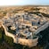 Una vista aérea de Mdina, Malta